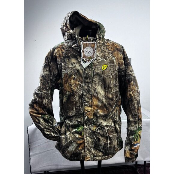 Men's Blocker Outdoors Shield Series Drencher Hunting Rain Jacket Medium Realtre - Picture 1 of 14